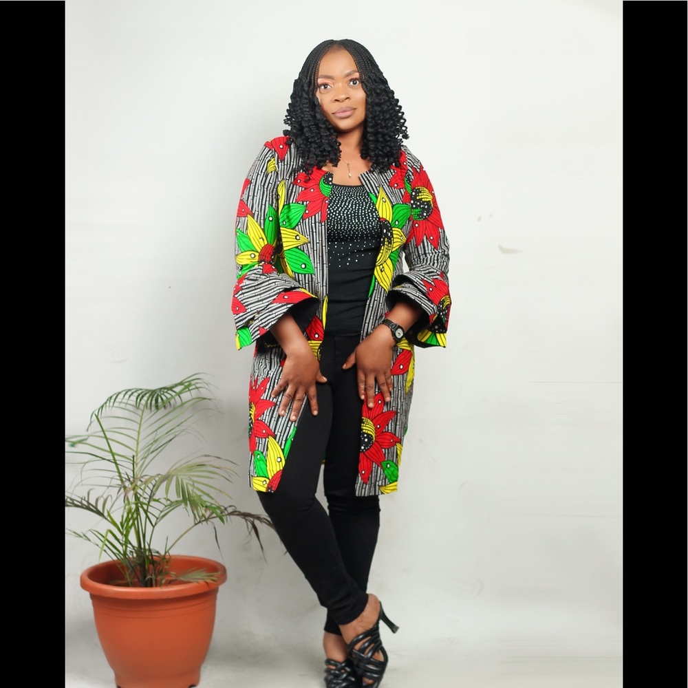African print jacket